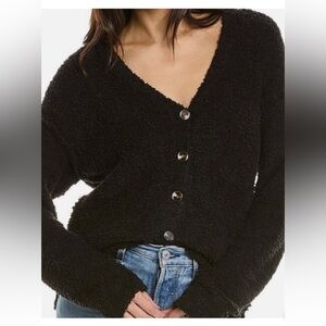 🆕 Michael Stars - Hudson Black Cardigan with extera Buttons Size Small